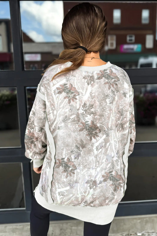 Oversized Camo Sweatshirt