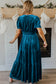 Velvet Dreams Tiered Maxi Dress