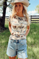 Beige Western Printed Mesh T Shirt