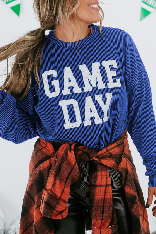 Corded GAME DAY Long Sleeve Crewneck