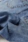 Center Seam Cuffed Straight High Waist Jeans