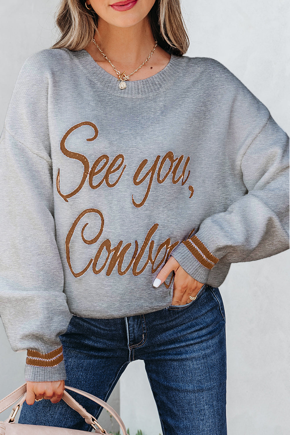 See You Cowboy Sweater