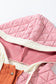 Quilted Textured Patchwork Hooded Jacket