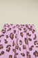 Pink Leopard Print Pants