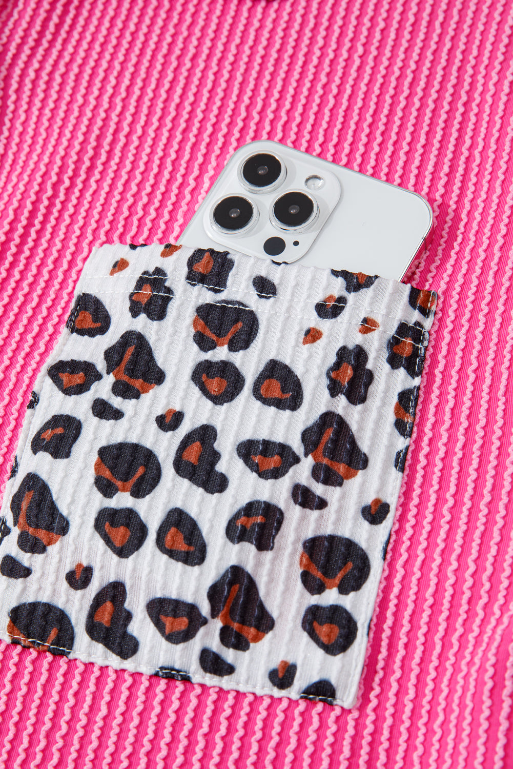 Leopard Patched Twisted Western Shacket