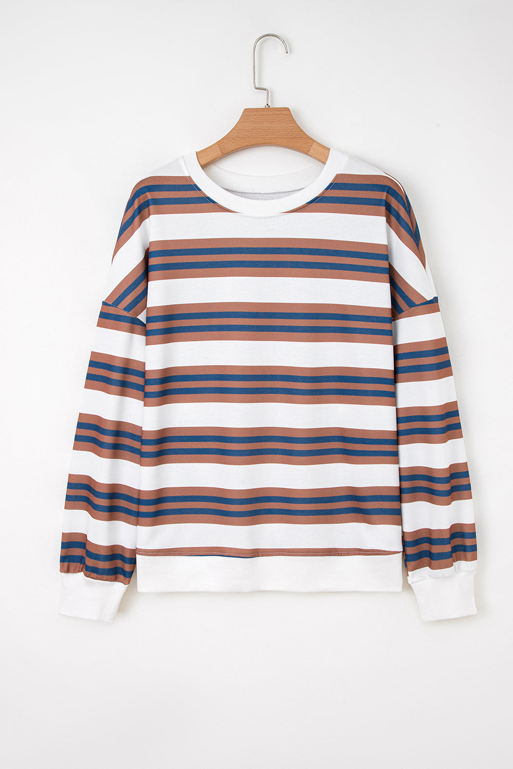 Striped Crew Neck Pullover