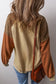 Patchwork Colorblock Drop Shoulder Sweatshirt