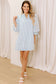 Sky Blue Stripe Dress