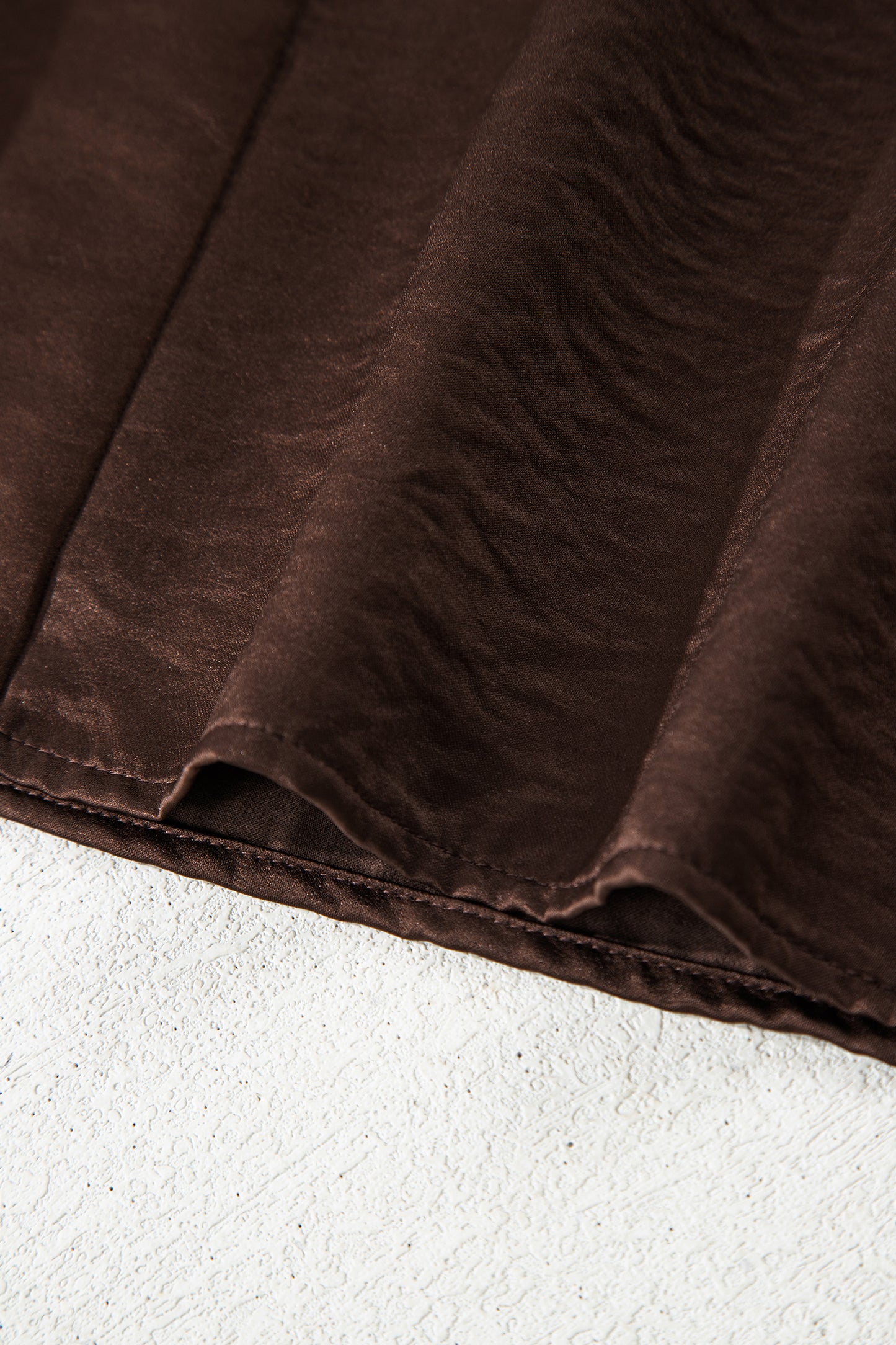 Brown V Neck Lounge Set