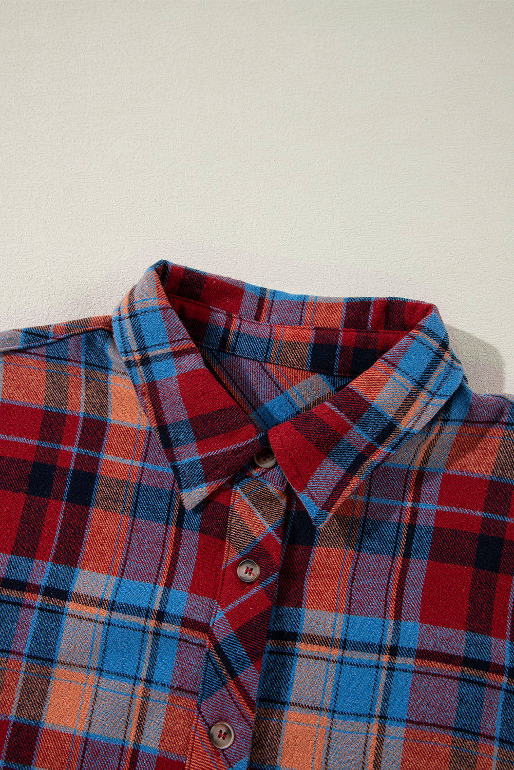 Red Plaid Loose Vintage Flannel