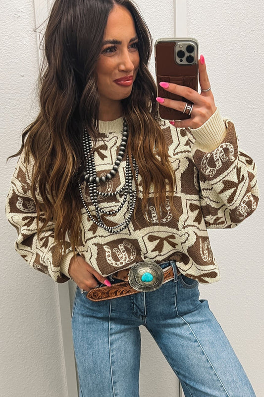 Bows & Horseshoes Sweater