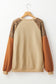 Patchwork Colorblock Drop Shoulder Sweatshirt