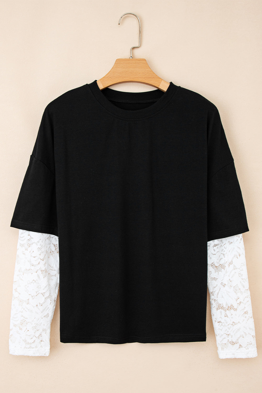 Lace Detailed Long Sleeve Tee