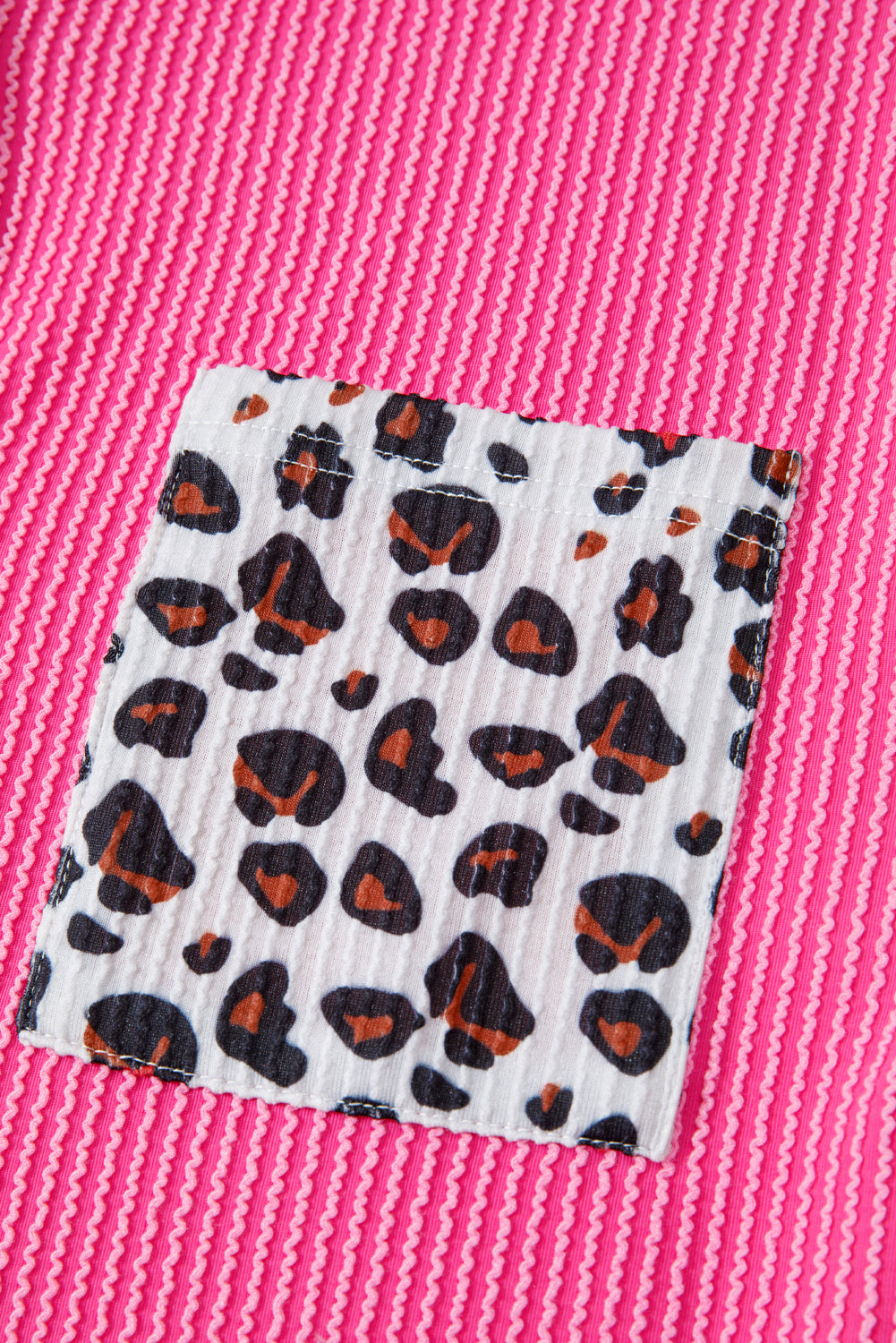 Leopard Patched Twisted Western Shacket