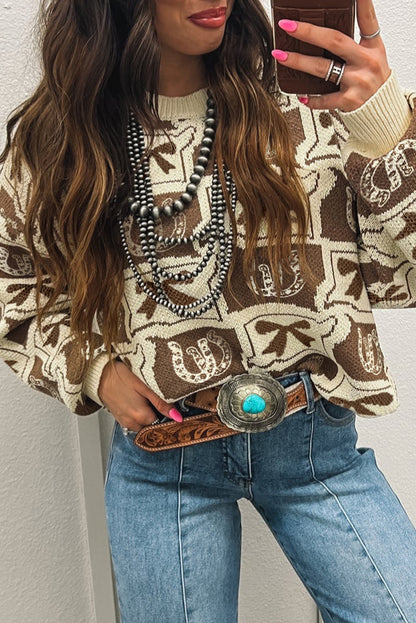 Bows & Horseshoes Sweater