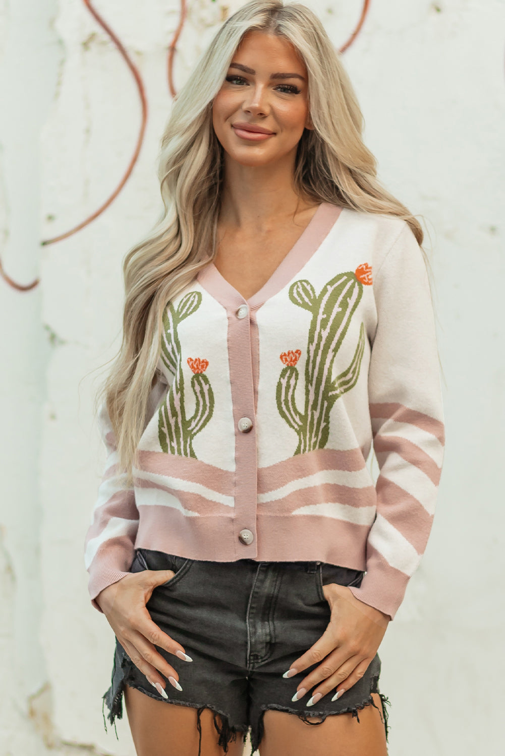 Desert Cactus Cardigan