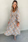 Maple Grove Floral Smocked Long Dress