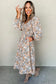 Maple Grove Floral Smocked Long Dress