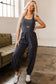 Crossed Straps Hollow Out Jogger Jumpsuit
