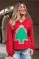 Plaid Christmas Tree Sweater