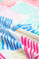 Multicolour Bowknot Crewneck Loose Short Sleeve Top