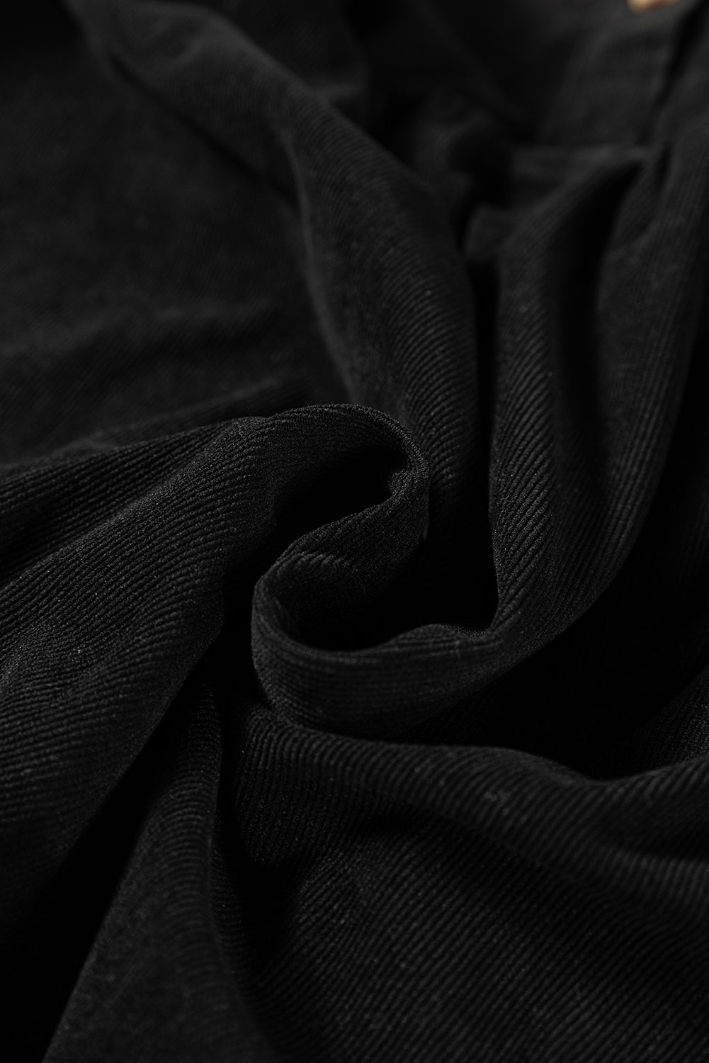 Corduroy Collared Long Sleeve Mini Dress