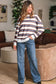 Striped Crew Neck Pullover