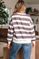 Striped Crew Neck Pullover