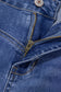 Center Seam Detail Straight Loose High Rise Jeans
