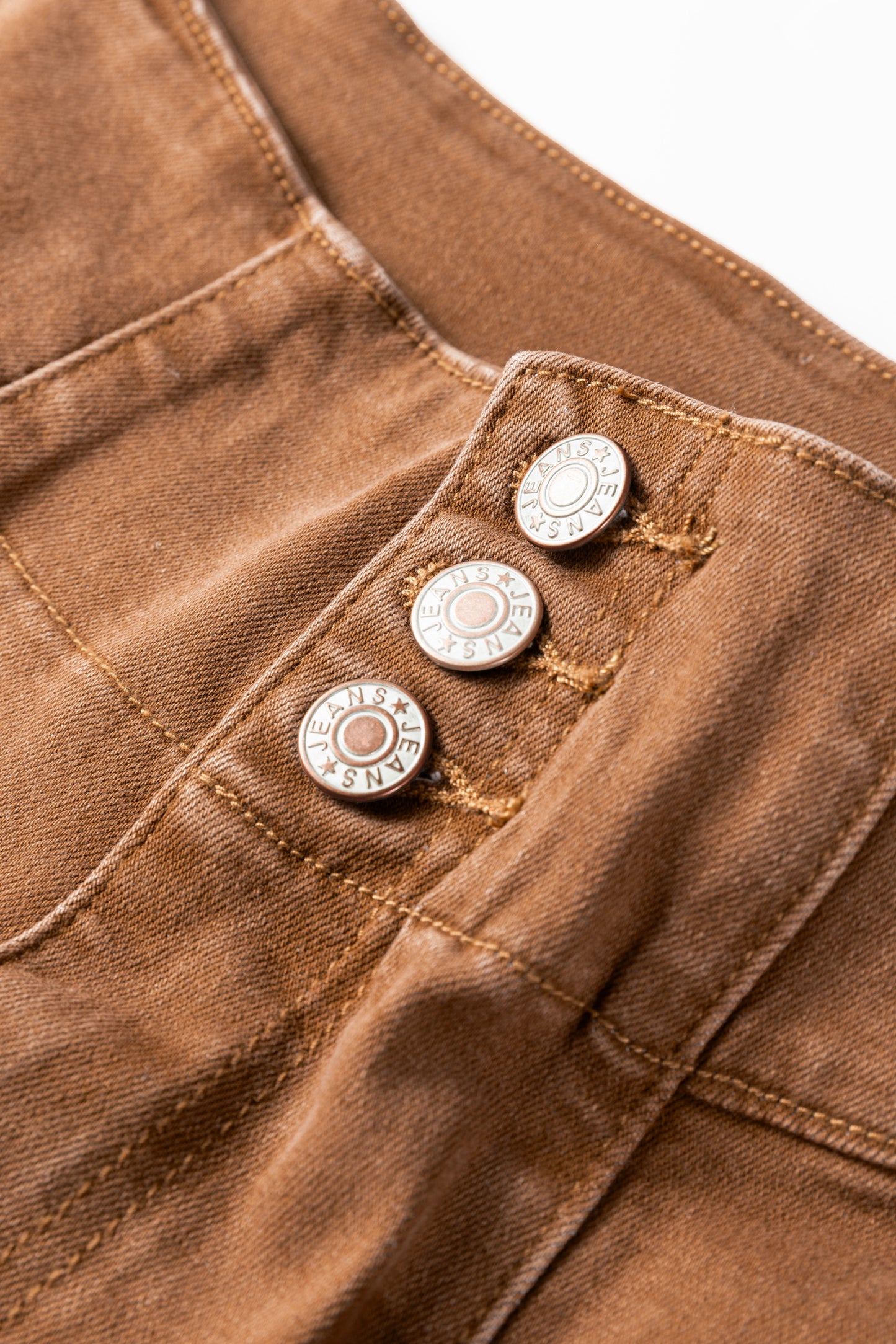 Front Seam Button Up Flares