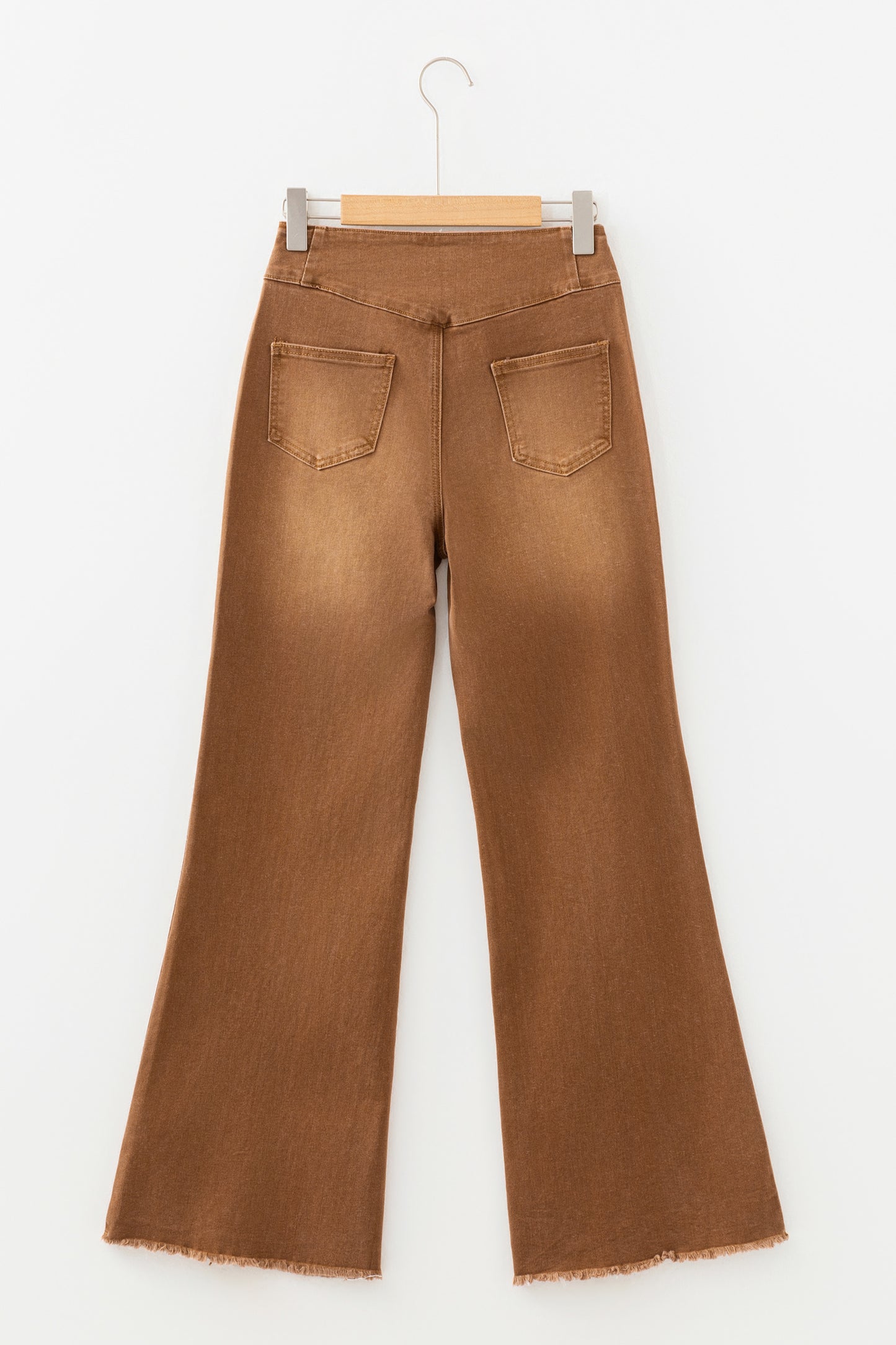 Front Seam Button Up Flares