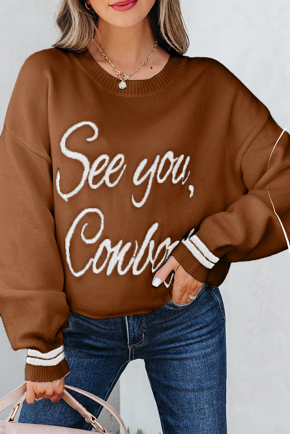 See You Cowboy Sweater
