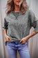 Gray Mineral Wash Drop Shoulder Oversized Tee