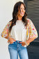 Floral Patchwork Blouse