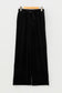 Black Velvet Drawstring Pants