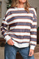 Striped Crew Neck Pullover