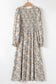 Maple Grove Floral Smocked Long Dress