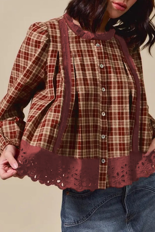 Dahlia Plaid Blouse