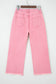 Acid Washed High Rise Cropped Jeans