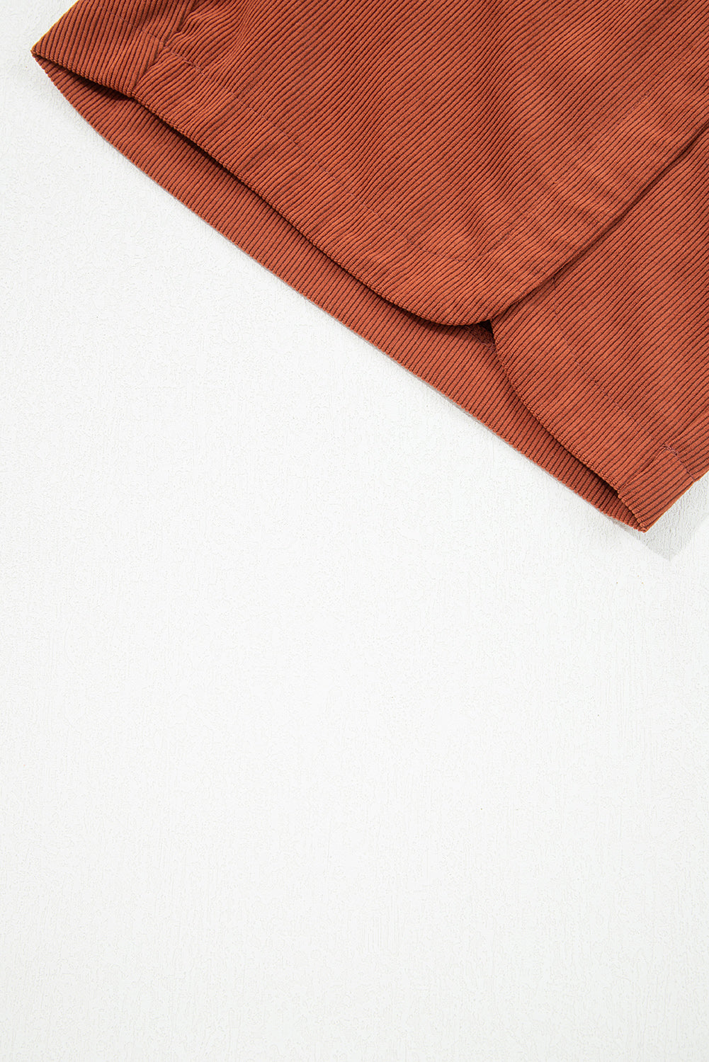 Clay Scalloped Corduroy Shorts