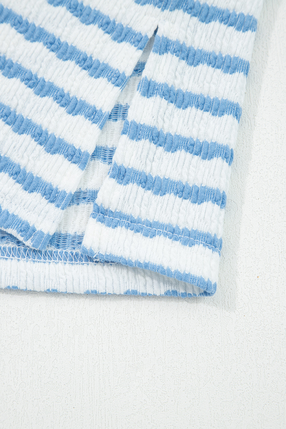 Stripe Collared Pullover & Pant Set