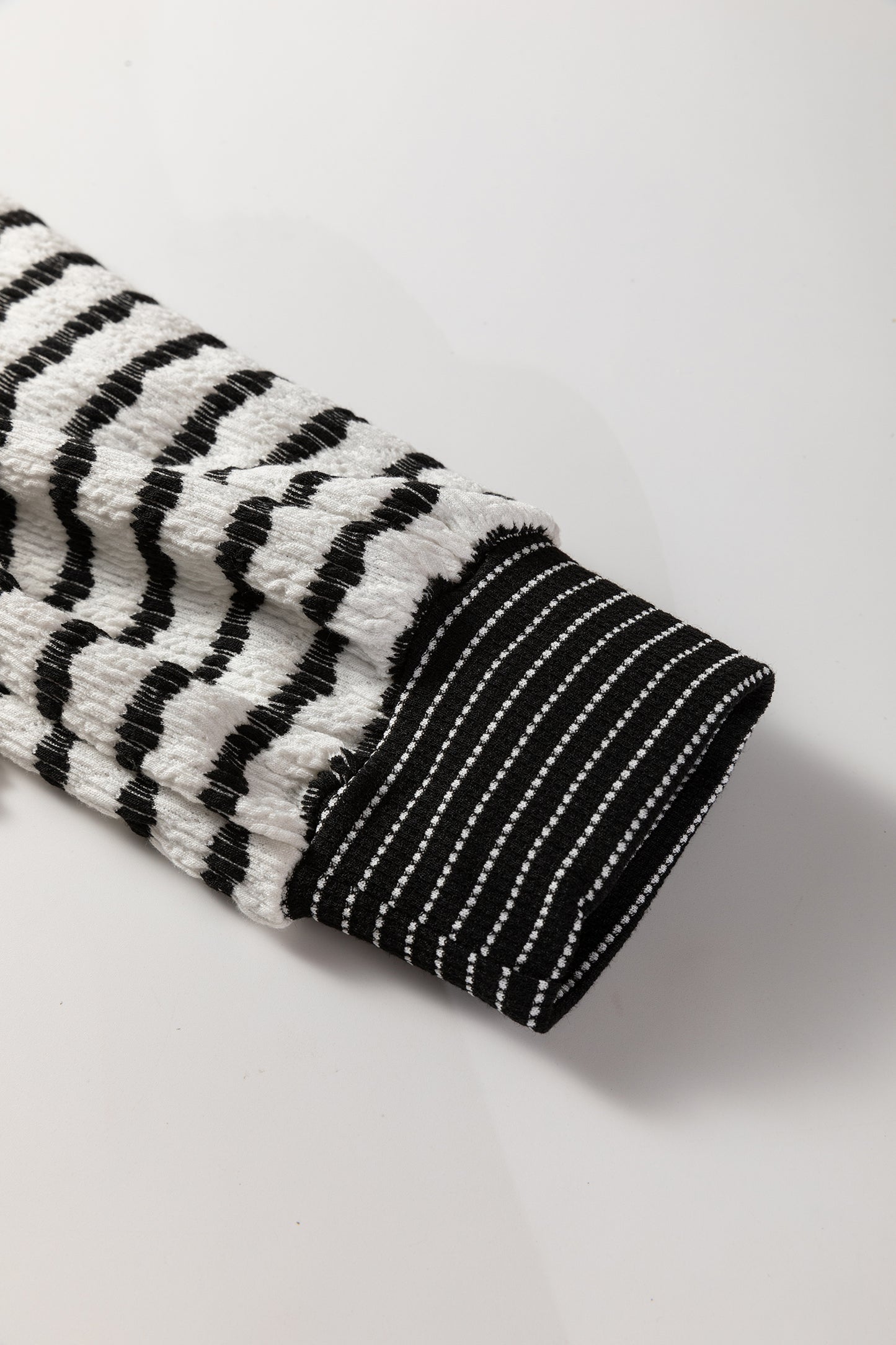 Stripe Collared Pullover & Pant Set