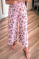 Pink Leopard Print Pants